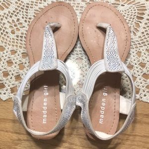 Cream sandals